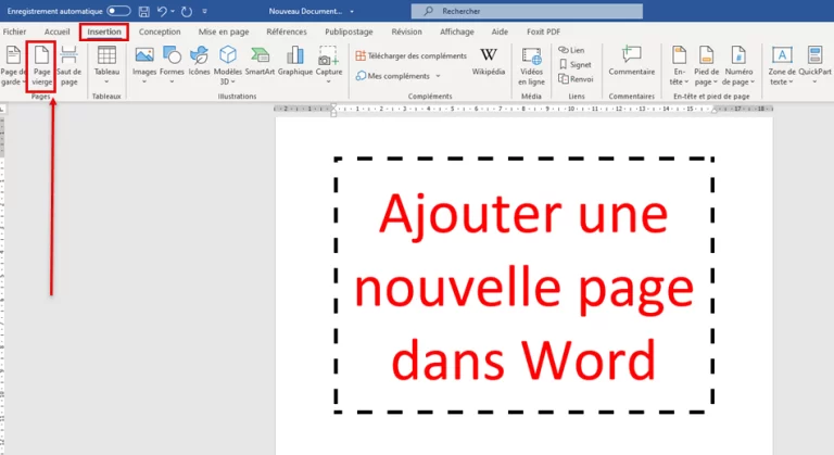 Lire la suite à propos de l’article Comment ajouter une nouvelle page dans Microsoft Word